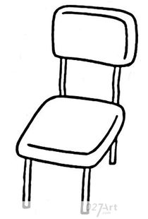 小椅子简笔画 小椅子简笔画彩色