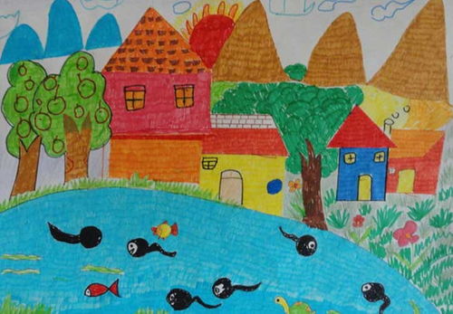 儿童画我的家乡 儿童画我的家乡简笔画