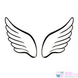 翅膀简笔画 翅膀简笔画小天使