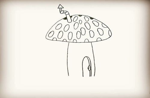 蘑菇房简笔画 蘑菇房简笔画图片