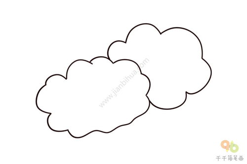 云朵图片简笔画 云朵图片简笔画可爱
