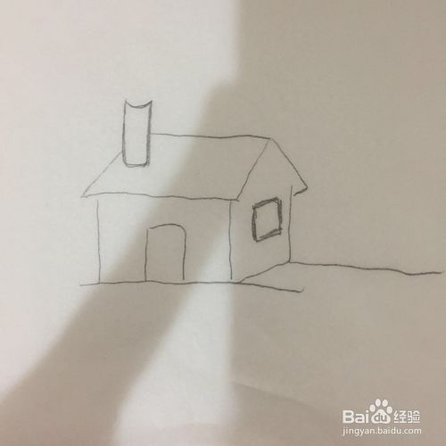 立体房子简笔画 立体房子的简笔画