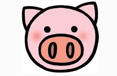 猪头画法简笔画可爱的 猪头怎么画简笔画