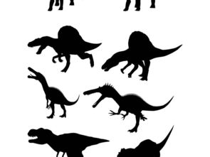 恐龙化石简笔画 霸王龙恐龙化石简笔画