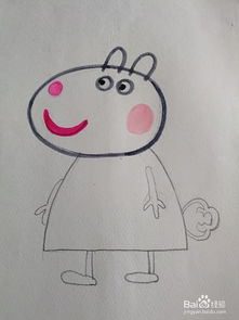 小羊简笔画可爱苏西图片