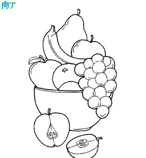 一年级水果简笔画图片