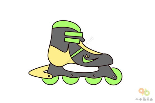 溜冰鞋简笔画 溜冰鞋简笔画儿童