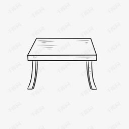桌子的简笔画 桌子的简笔画简单