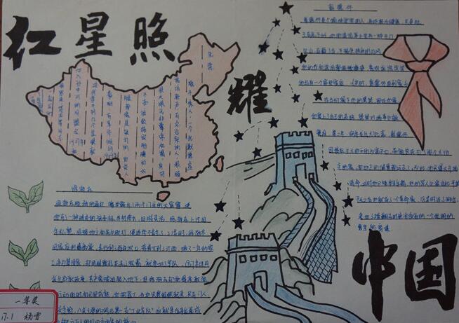 关于中国的手抄报 关于中国的手抄报地理