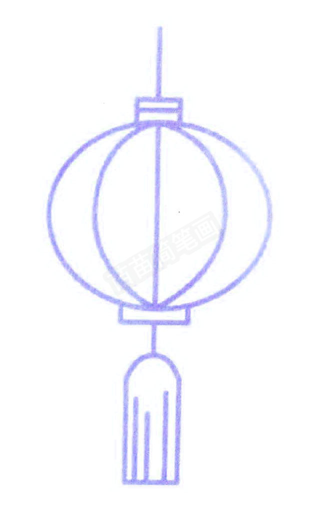 怎么画灯笼简单画法 怎么画灯笼简单画法步骤