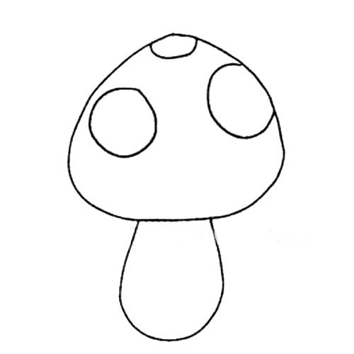 蘑菇的简笔画怎么画 蘑菇怎么画简单又漂亮