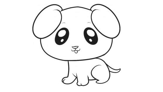 小狗的简笔画可爱 小狗的简笔画可爱又漂亮