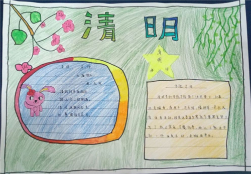三年级最漂亮的手抄报 小学三年级语文手抄报简单又漂亮