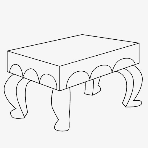 简笔画桌子的画法 简笔画桌子的画法最简单