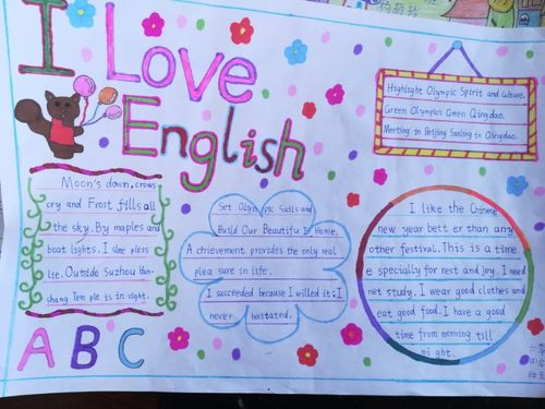 六年级英语手抄报简单 六年级英语手抄报简单又好画