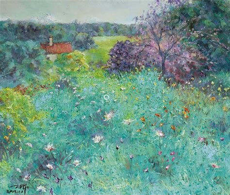 莫奈的花园油画 莫奈的花园油画系列