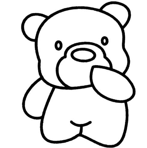 小熊简笔画简单 小熊怎么画简单又可爱