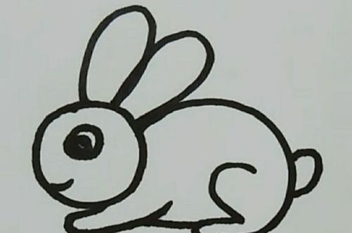 简笔画的小兔子 如何画兔子简笔画步骤