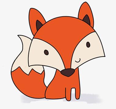狡猾的狐狸简笔画 狡猾的狐狸简笔画图片画法