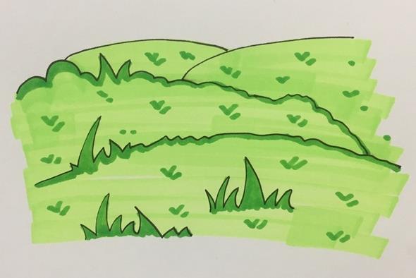 草原怎么画简单又漂亮 草原怎么画简单又漂亮六年级