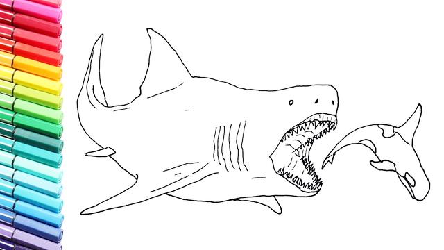 变异的鲨鱼怎么画图片