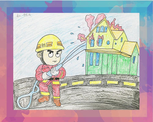 儿童消防员手抄报 儿童消防员手抄报简单一点的