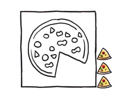 披萨怎么画简单又漂亮 披萨怎么画简单又漂亮卡通版