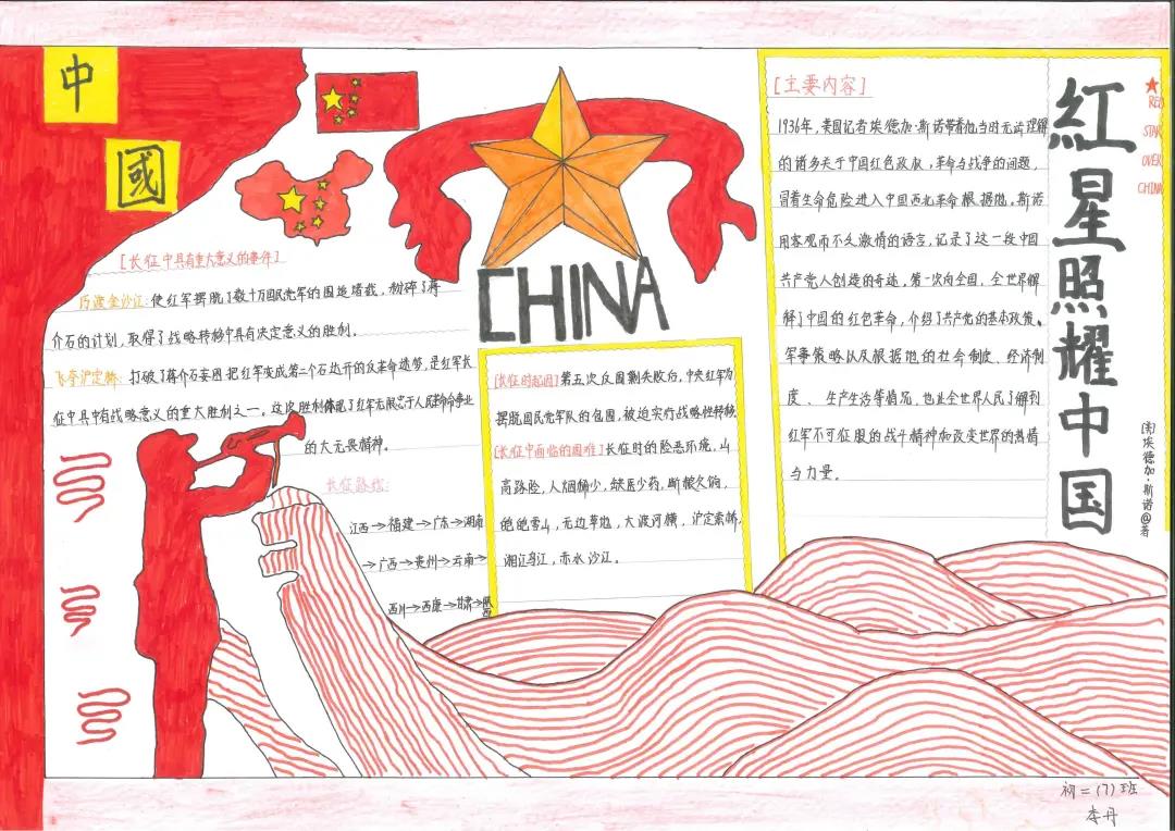红星照耀中国读书卡片 红星照耀中国读书卡片内容