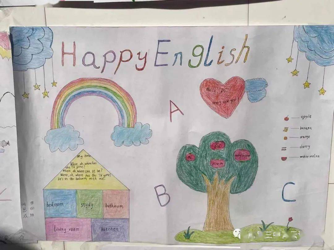4年级英语手抄报简单又漂亮 英语手抄报简单又漂亮四年级