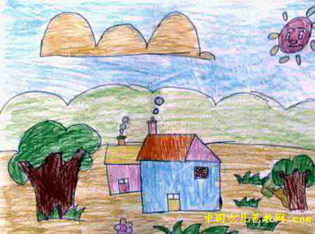 家乡画儿童画 家乡画儿童画简单