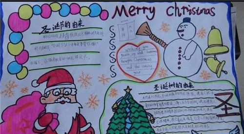 圣诞节手抄报简单又漂亮英语 圣诞节手抄报简单又漂亮英语内容