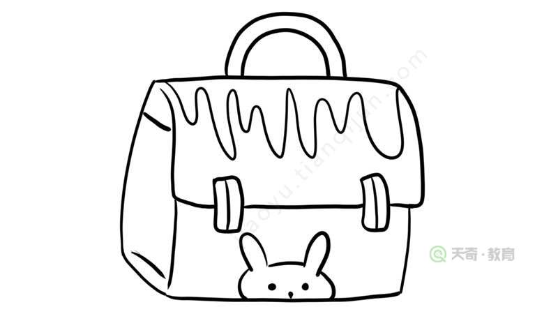 手提包怎么画 手提包怎么画简单又好看