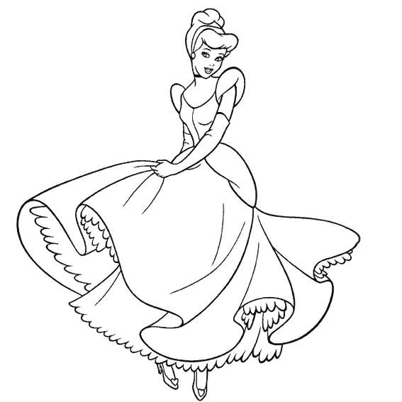 公主简笔画穿裙子 公主简笔画穿裙子简单