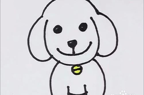 小狗狗怎么画简笔画 小狗的简笔画