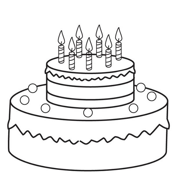 生日蛋糕怎么画简单又漂亮 学画生日蛋糕