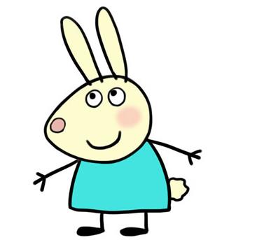 儿童画画兔子 儿童画画兔子的房子和兔子