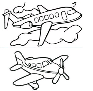 玩具飞机简笔画 玩具飞机简笔画图片大全