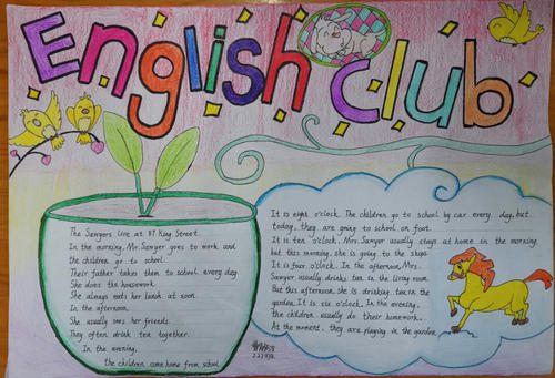 五年级英语手抄报上册 五年级英语手抄报上册内容