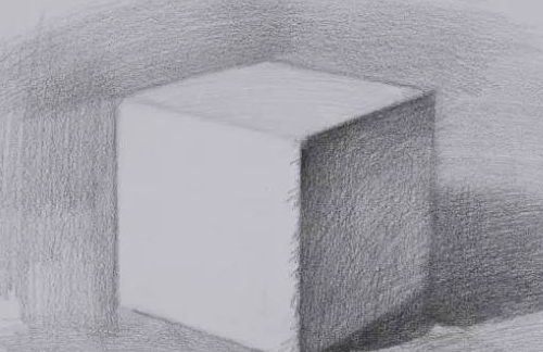 立方体素描图片 立方体素描图片步骤