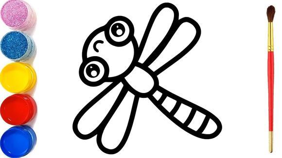 蜻蜓的画法简单又漂亮图片