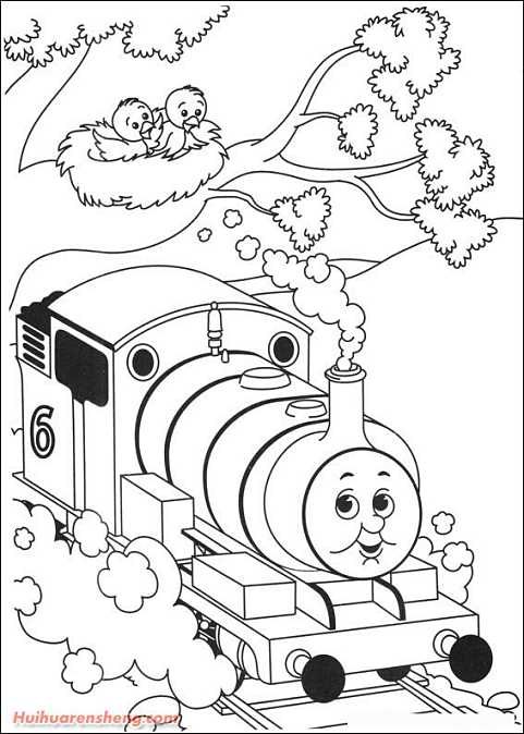 托马斯火车简笔画 托马斯火车简笔画图片幼儿