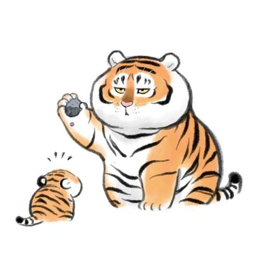 关于老虎的绘画 关于老虎的绘画作品名字