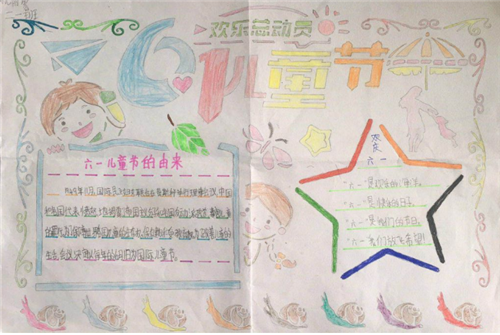 关于六一儿童节的手抄报图片四年级 庆六一儿童节手抄报图片四年级