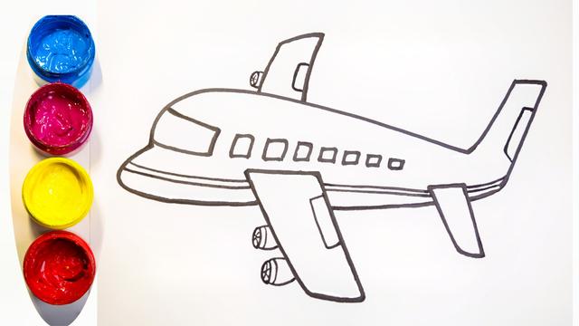 飞机简笔画法 飞机简笔画法图片大全