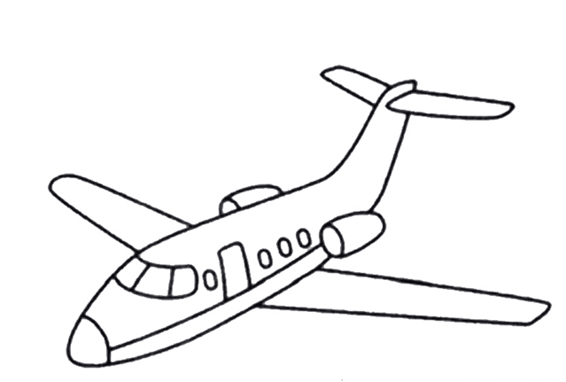 儿童学画飞机 儿童学画飞机一步一步教我画
