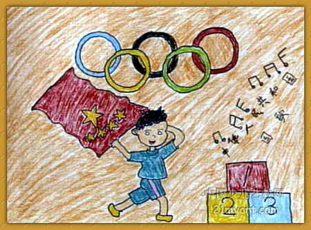 奥运会画怎么画简单漂亮 奥运会画怎么画简单漂亮跑步比赛