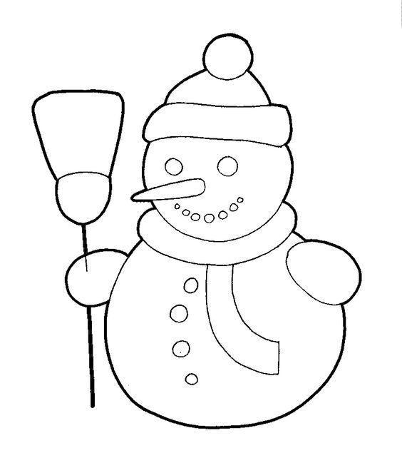 儿童雪人画 儿童雪人画画