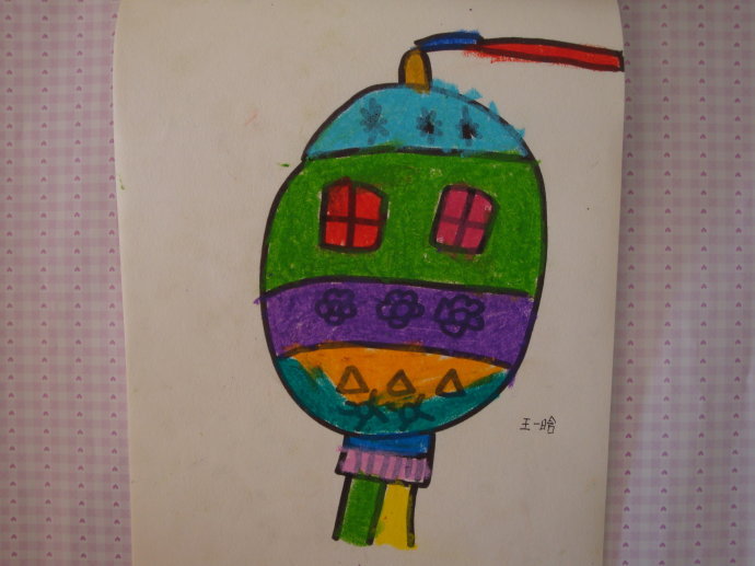 儿童画灯笼图片 儿童画灯笼图片简笔画