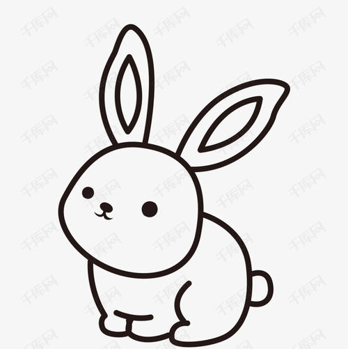 兔子的图片简笔画 小兔子