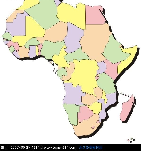 非洲简笔画 非洲简笔画轮廓